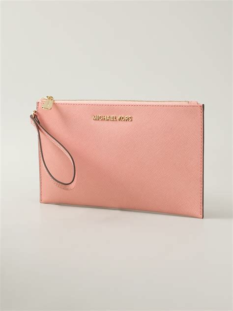 michael kors clutch purple|michael kors bags pink.